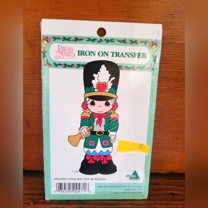 Precious Moments Iron on transfer christmas bugle